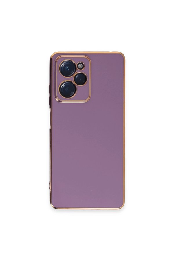 Evimdeyokyok Xiaomi Poco X5 Pro 5G Kılıf Volet Silikon - Mor