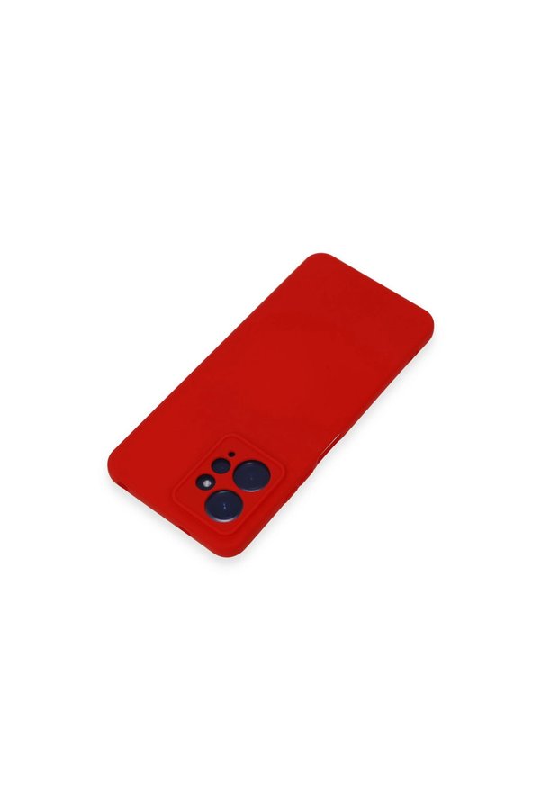 Evimdeyokyok Xiaomi Redmi Note 12 4G Kılıf Nano İçi Kadife Silikon - Kırmızı