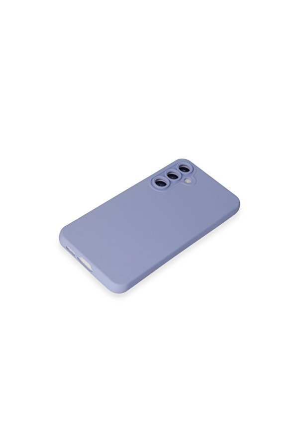 Evi̇mdeyokyok Samsung Galaxy S24 Kılıf Nano İçi̇ Kadi̇fe Si̇li̇kon - Li̇la
