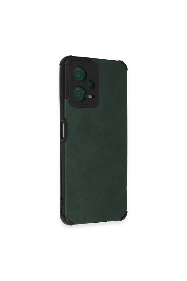 Evi̇mdeyokyok Xi̇aomi̇ Redmi̇ Note 12 5G Kılıf Loop Deri̇ Si̇li̇kon - Yeşi̇l