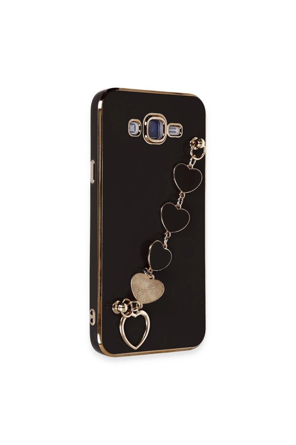 Evimdeyokyok Samsung Galaxy J7 Kılıf Esila Silikon - Siyah