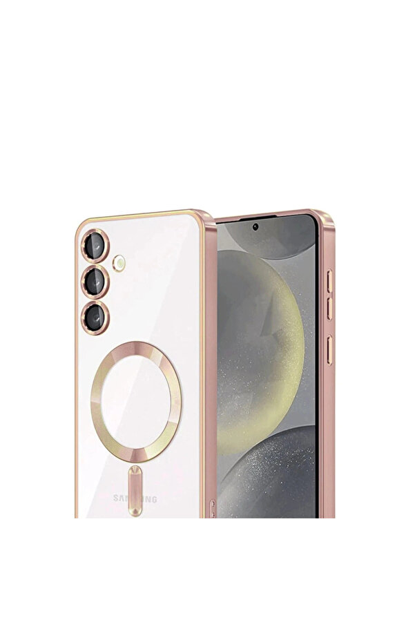 Evi̇mdeyokyok Samsung Galaxy A15 4G Kross Magneti̇csafe Kapak - Rose