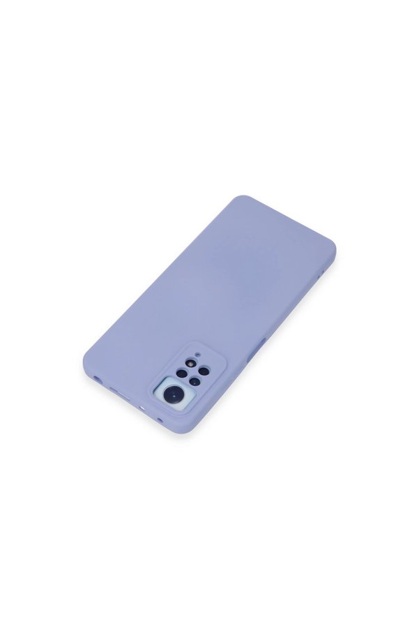 Evimdeyokyok Xiaomi Redmi Note 12 Pro 4G Kılıf Nano İçi Kadife Silikon - Lila