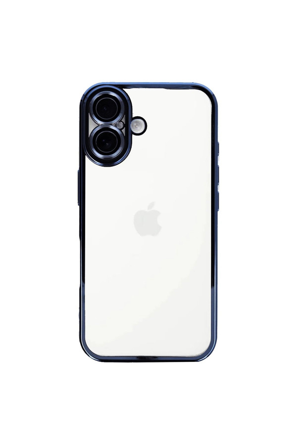 Evi̇mdeyokyok Apple İphone 16 Kılıf Razer Lensli̇ Si̇li̇kon - Açık Mavi̇