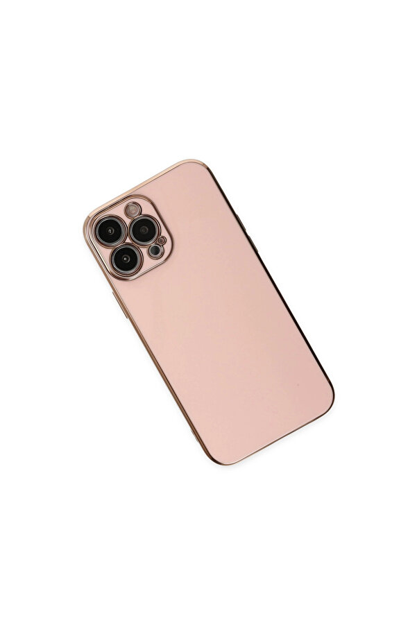 Evi̇mdeyokyok Apple İphone 14 Pro Kılıf Volet Si̇li̇kon - Pembe