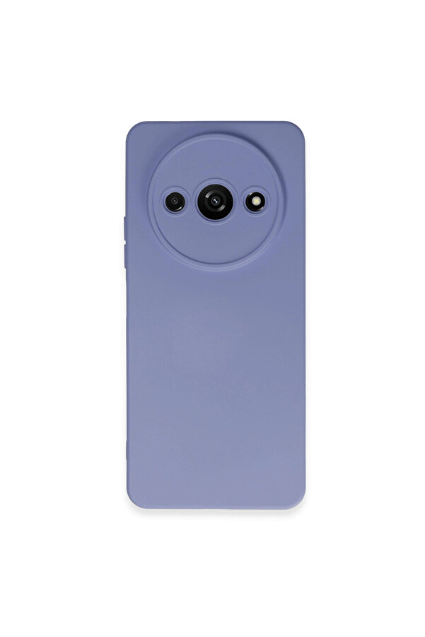 Evi̇mdeyokyok Xi̇aomi̇ Redmi̇ A3 4G Kılıf Nano İçi̇ Kadi̇fe Si̇li̇kon - Li̇la