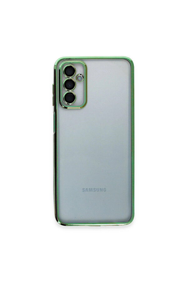 Evi̇mdeyokyok Samsung Galaxy M23 Kılıf Razer Lensli̇ Si̇li̇kon - Yeşi̇l
