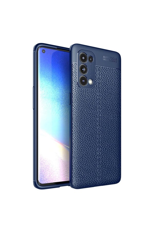 Evimdeyokyok Oppo Reno 5 Pro Kılıf Auto Focus Kapak - Lacivert