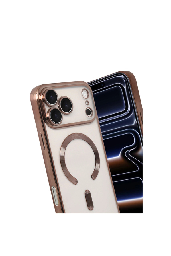 Evi̇mdeyokyok Apple İphone 17 Pro Kross Magneti̇csafe Kapak - Çöl Ti̇tanyum