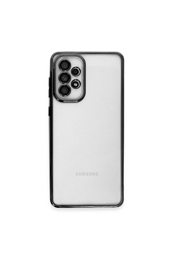 Evi̇mdeyokyok Samsung Galaxy A73 5G Kılıf Razer Lensli̇ Si̇li̇kon - Si̇yah