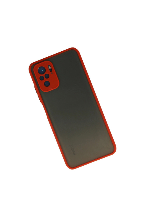 Evi̇mdeyokyok Xi̇aomi̇ Redmi̇ Note 10 Kılıf Montreal Si̇li̇kon Kapak - Kırmızı