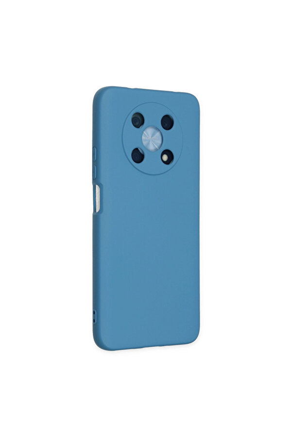 Evi̇mdeyokyok Huawei̇ Nova Y90 Kılıf Nano İçi̇ Kadi̇fe Si̇li̇kon - Mavi̇