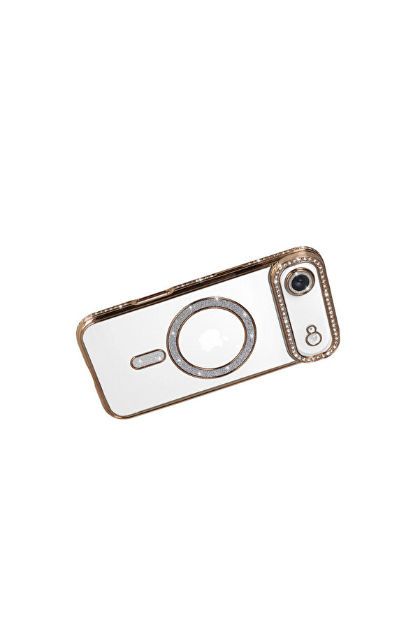 Evi̇mdeyokyok Apple İphone 17 Ai̇r Joke Si̇mli̇ Magneti̇csafe Kılıf - Gold