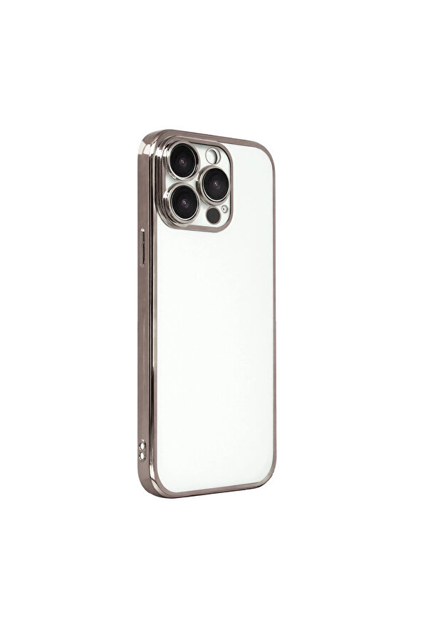 Evi̇mdeyokyok Apple İphone 15 Pro Max Razer Lensli̇ Si̇li̇kon - Ti̇tan Gri̇