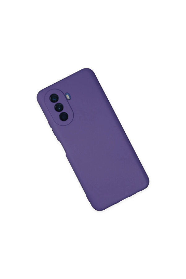 Evi̇mdeyokyok Huawei̇ Nova Y70 Kılıf Nano İçi̇ Kadi̇fe Si̇li̇kon - Mor
