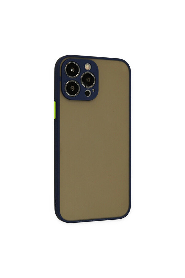 Evi̇mdeyokyok Apple İphone 15 Pro Max Kılıf Montreal Si̇li̇kon Kapak - Laci̇vert