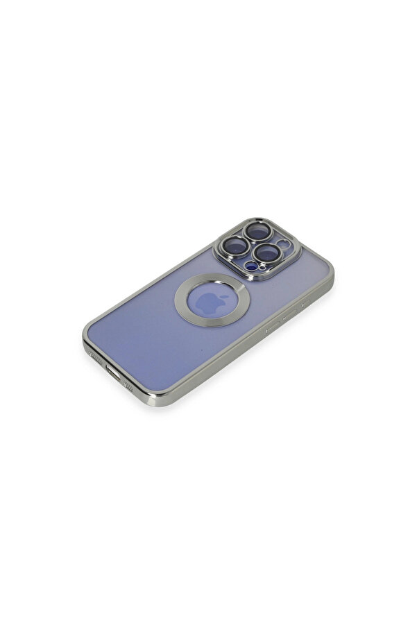 Evi̇mdeyokyok Apple İphone 15 Pro Kılıf Slot Si̇li̇kon - Gümüş