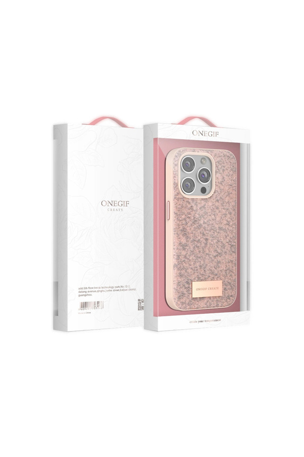 Evi̇mdeyokyok Onegi̇f Apple İphone 14 Pro Bri̇ght Si̇mli̇ Kapak - Deri̇n Mor