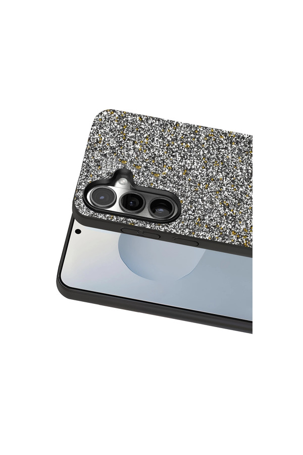 Evimdeyokyok Onegif Samsung Galaxy S25 Plus Bright Simli Kapak - Gold