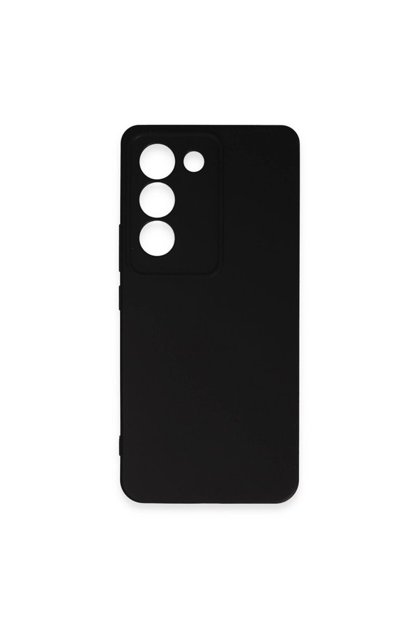 Evimdeyokyok Vivo V30 Lite 4G Kılıf First Silikon - Siyah