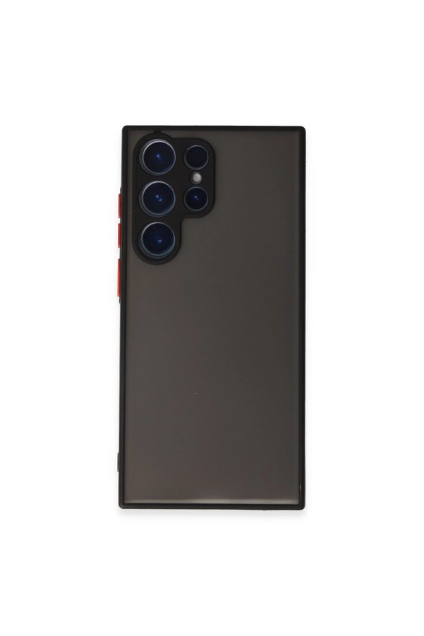 Evimdeyokyok Samsung Galaxy S23 Ultra Kılıf Montreal Silikon Kapak - Siyah
