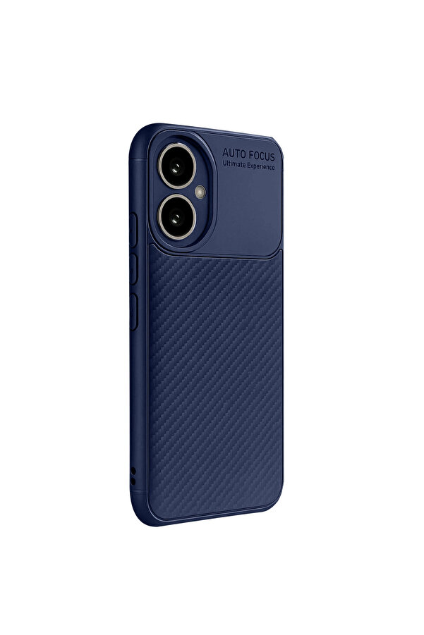 Evi̇mdeyokyok Honor 400 Kılıf Auto Focus Karbon Kapak - Laci̇vert