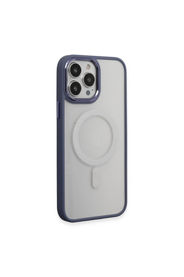 Evi̇mdeyokyok Apple İphone 15 Pro Max Kılıf Room Magneti̇csafe Si̇li̇kon - Si̇erra Blue