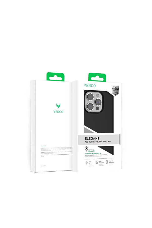 Evi̇mdeyokyok Venco Apple İphone 15 Pro Home Magsafe Kapak - Si̇yah