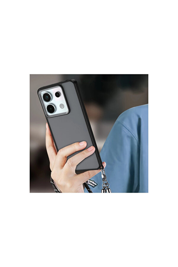 Evi̇mdeyokyok Xi̇aomi̇ Redmi̇ Note 13 Pro 5G Kılıf Elegant Kapak - Si̇yah