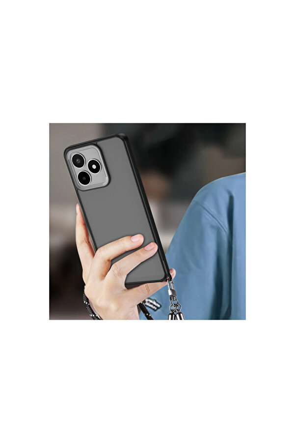 Evi̇mdeyokyok Realme C53 Kılıf Elegant Kapak - Ti̇tan Gri̇