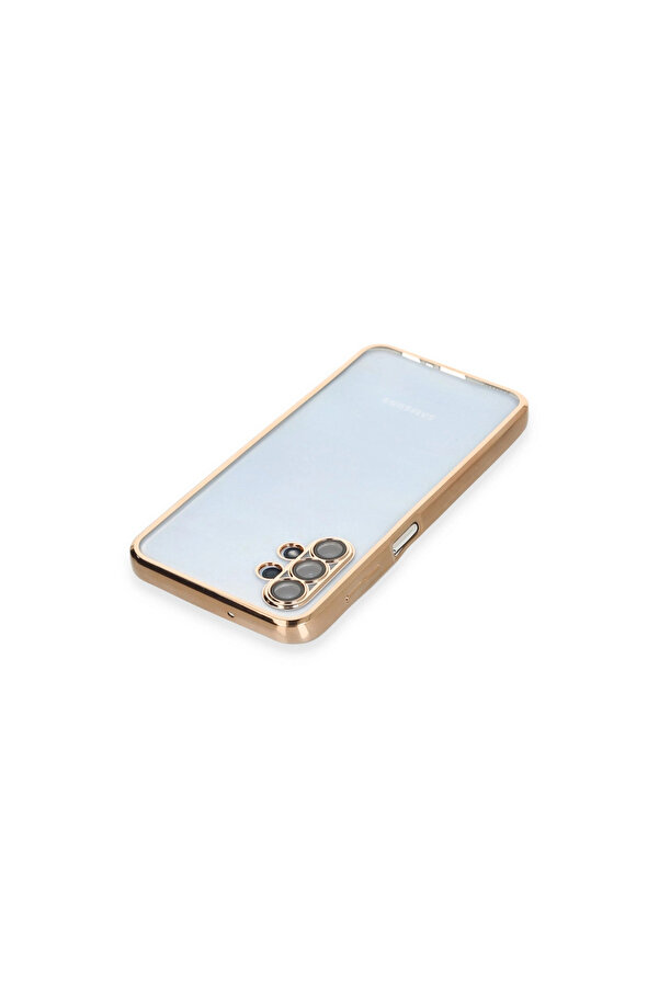 Evi̇mdeyokyok Samsung Galaxy A13 4G Kılıf Razer Lensli̇ Si̇li̇kon - Gold