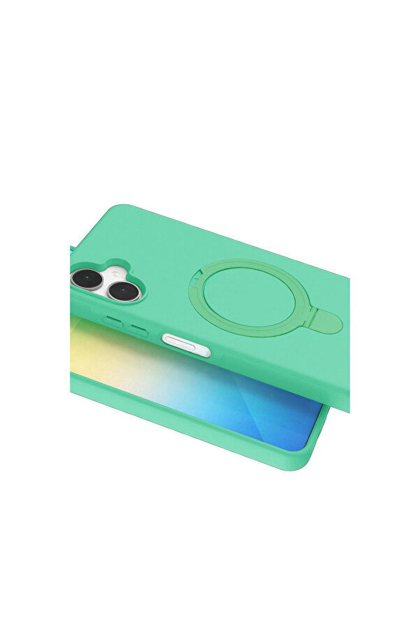 Evi̇mdeyokyok Samsung Galaxy A06 Regal Magsafe Standlı Kapak - Yeşi̇l