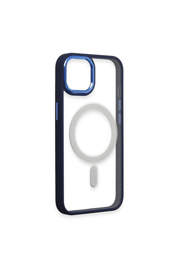 Evi̇mdeyokyok Apple İphone 15 Pro Kılıf Room Magneti̇csafe Si̇li̇kon - Laci̇vert
