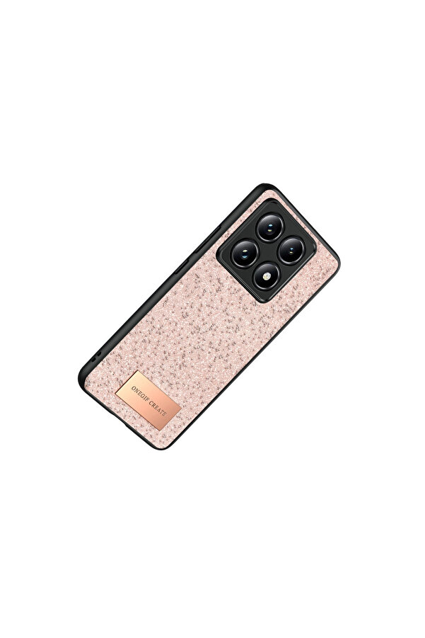 Evi̇mdeyokyok Onegi̇f Xi̇aomi̇ Mi̇ 14T Pro Bri̇ght Si̇mli̇ Kapak - Pembe