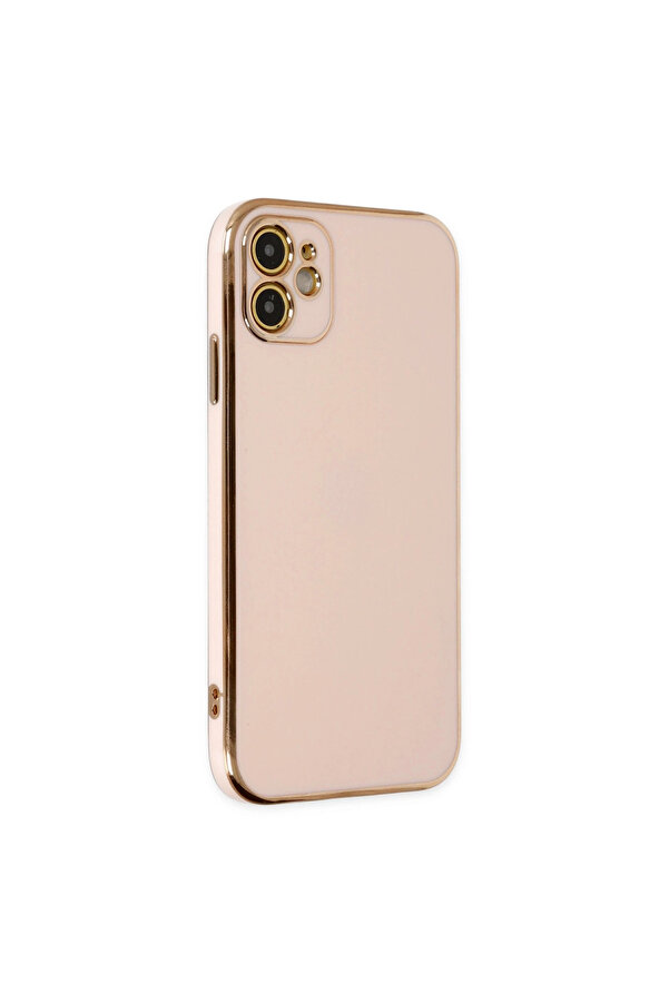 Evi̇mdeyokyok Apple İphone 12 Kılıf Volet Si̇li̇kon - Pembe