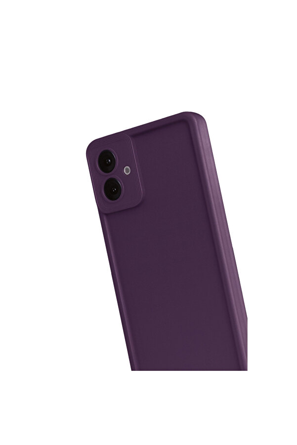 Evi̇mdeyokyok Samsung Galaxy A07 4G Vi̇era Si̇li̇kon - Mürdüm