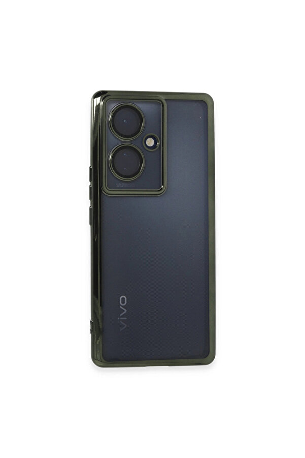 Evi̇mdeyokyok Vi̇vo V29 Li̇te Kılıf Razer Lensli̇ Si̇li̇kon - Yeşi̇l