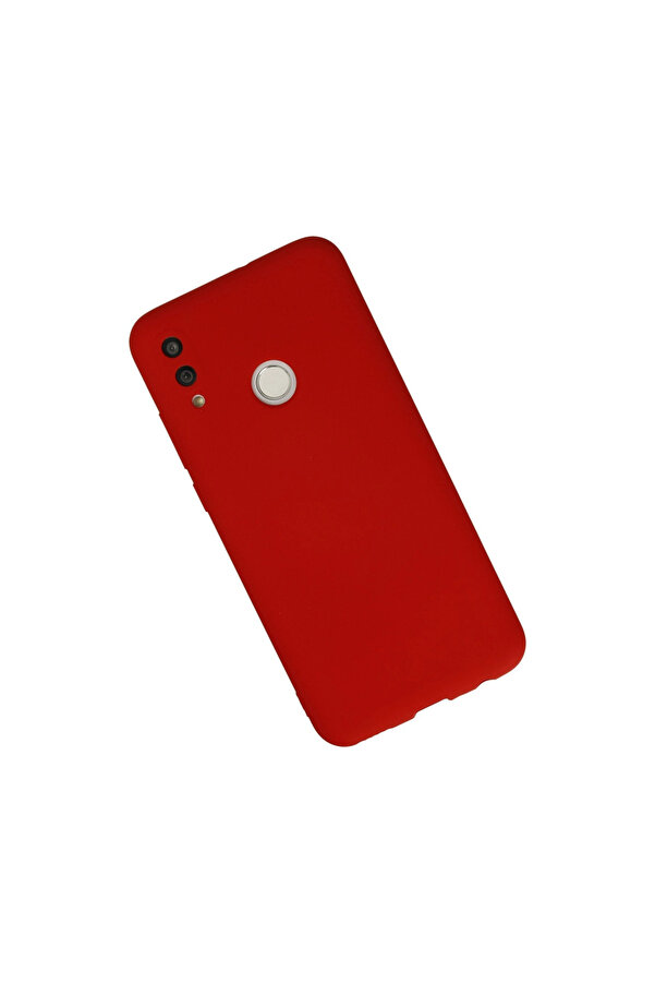 Evi̇mdeyokyok Huawei̇ P Smart 2019 Kılıf Nano İçi̇ Kadi̇fe Si̇li̇kon - Kırmızı