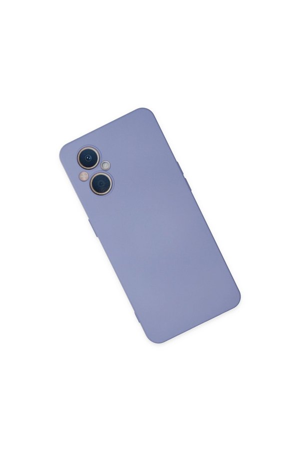 Evimdeyokyok Oppo Reno 7 Lite Kılıf Nano İçi Kadife Silikon - Lila