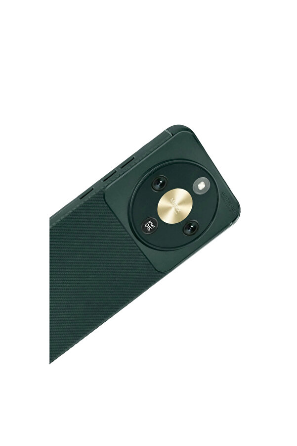Evi̇mdeyokyok Huawei̇ Honor Magi̇c 8 Li̇te Auto Focus Karbon Kapak - Koyu Yeşi̇l