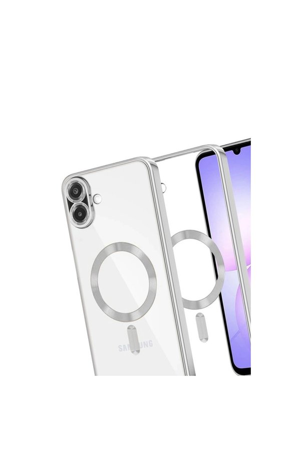 Evimdeyokyok Samsung Galaxy A07 4G Kross Magneticsafe Kapak - Gümüş