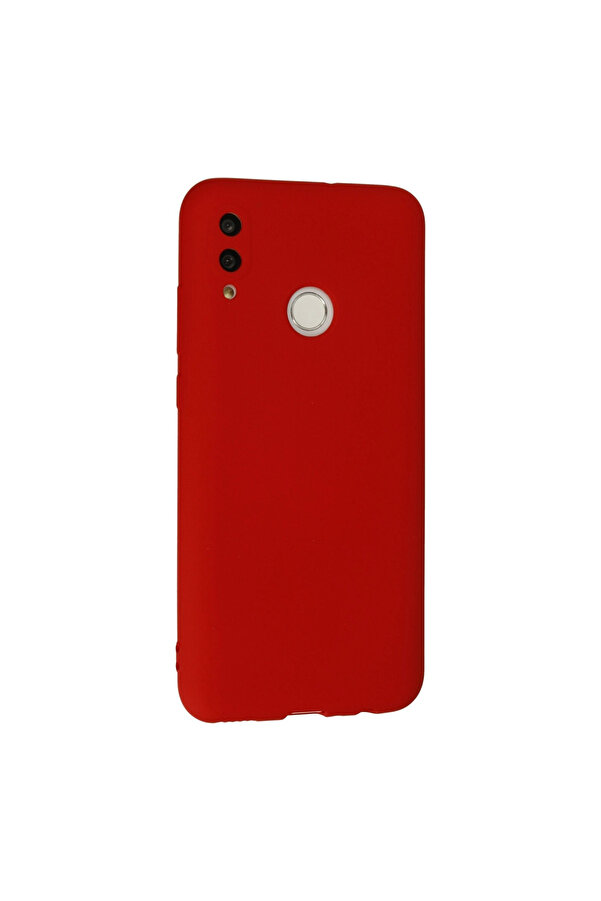 Evi̇mdeyokyok Huawei̇ P Smart 2019 Kılıf Nano İçi̇ Kadi̇fe Si̇li̇kon - Kırmızı