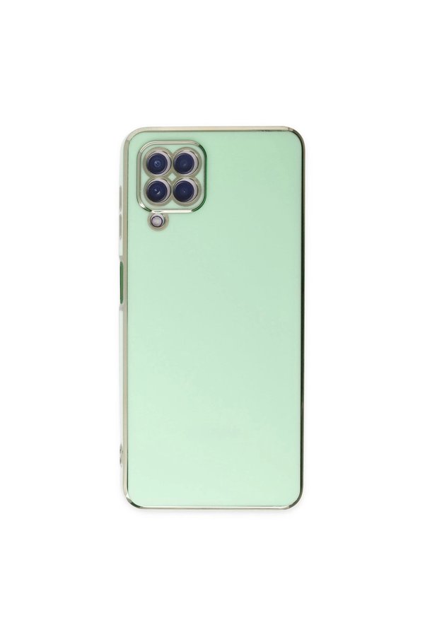 Evimdeyokyok Samsung Galaxy A22 Kılıf Volet Silikon - Açık Yeşil