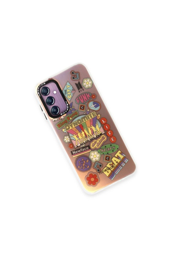 Evimdeyokyok Samsung Galaxy A14 4G Kılıf Estoril Desenli Kapak - Estoril - 14