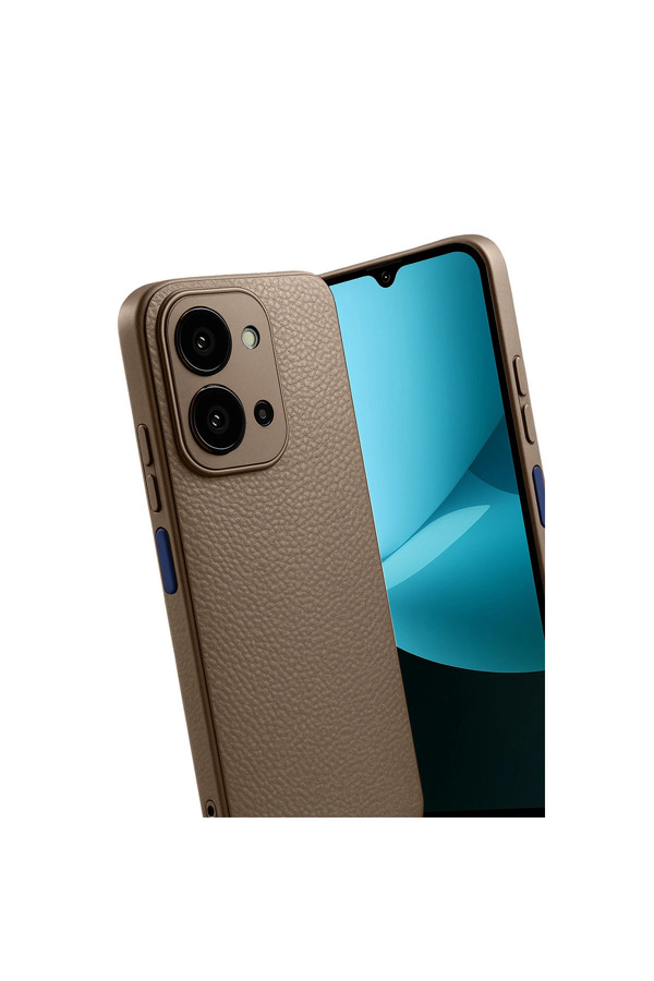 Evi̇mdeyokyok Xi̇aomi̇ Redmi̇ 15C 4G Thermax Si̇li̇kon Kılıf - Kahverengi̇