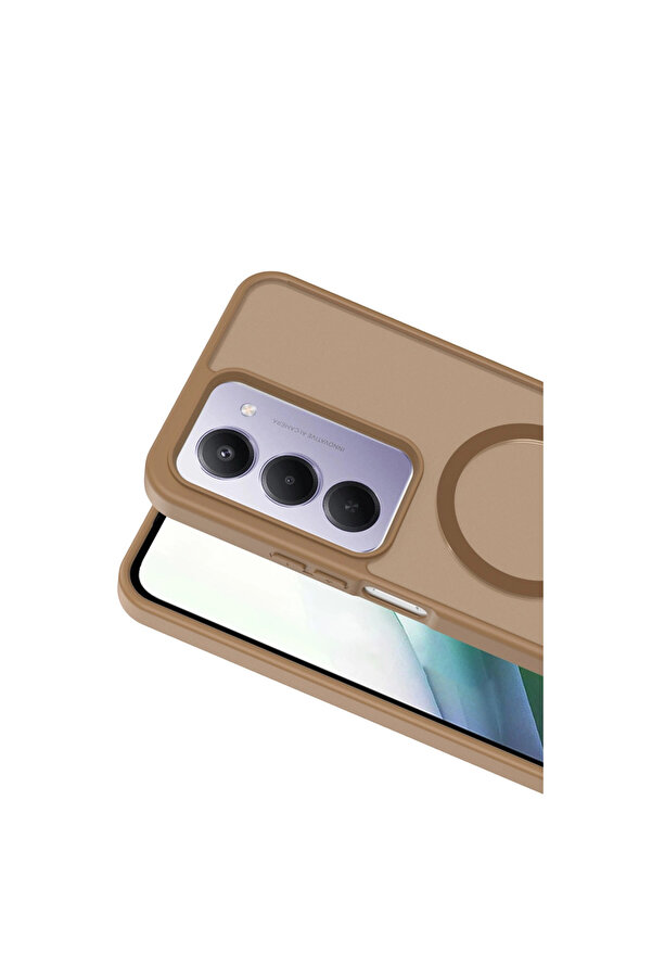 Evi̇mdeyokyok Joko Xi̇aomi̇ Redmi̇ 15 4G Jota Magsafe Kapak - Çöl Ti̇tanyum