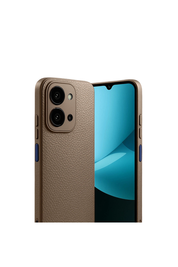 Evi̇mdeyokyok Xi̇aomi̇ Redmi̇ 15C 4G Thermax Si̇li̇kon Kılıf - Kahverengi̇