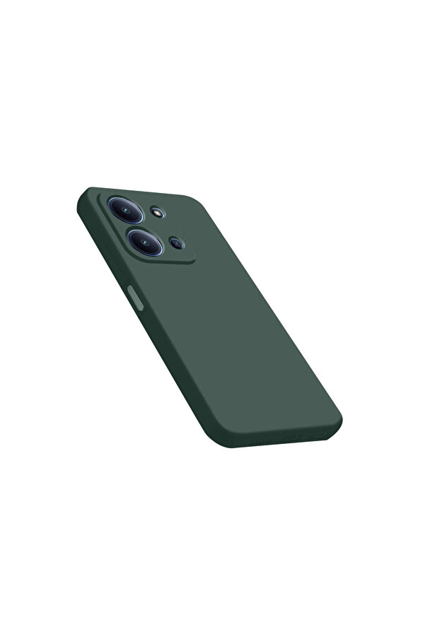Evi̇mdeyokyok Xi̇aomi̇ Redmi̇ 15C 4G Nano İçi̇ Kadi̇fe Si̇li̇kon - Koyu Yeşi̇l