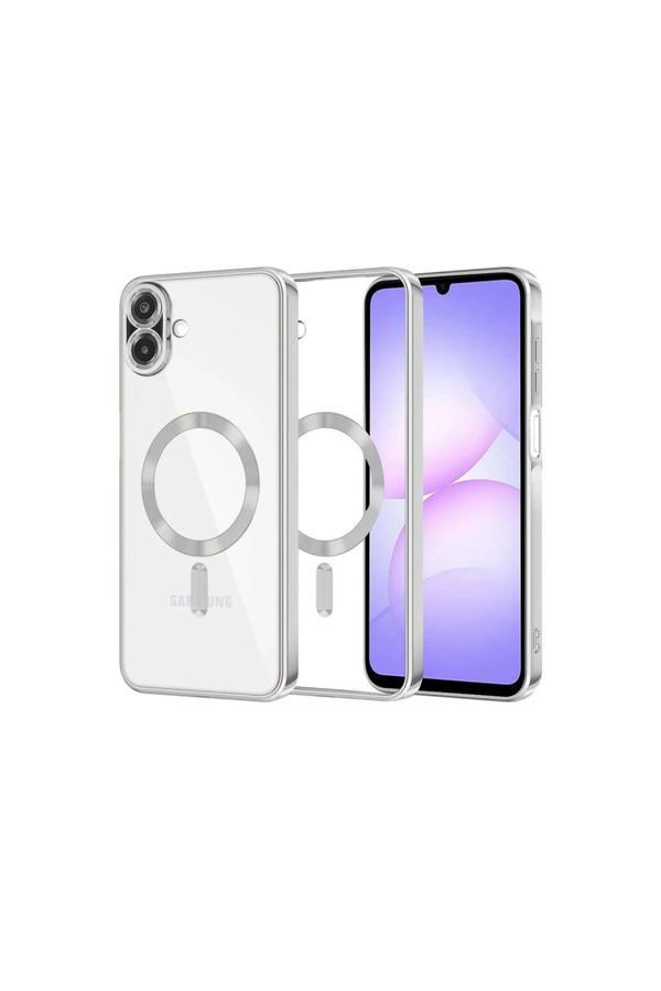 Evimdeyokyok Samsung Galaxy A07 4G Kross Magneticsafe Kapak - Gümüş