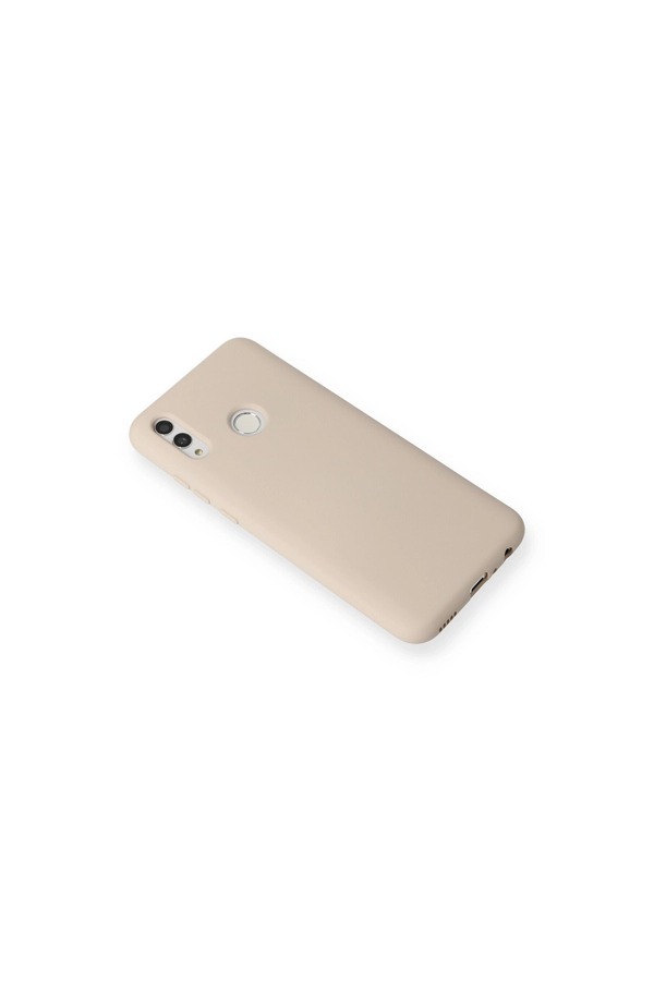Evimdeyokyok Huawei P Smart 2019 Kılıf Nano İçi Kadife Silikon - Pudra